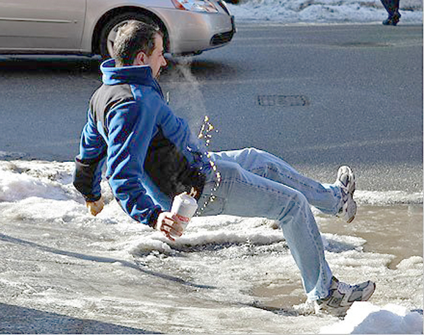 Slip and Fall Accidents on Icy Surfaces, Klezmer Maudlin PC