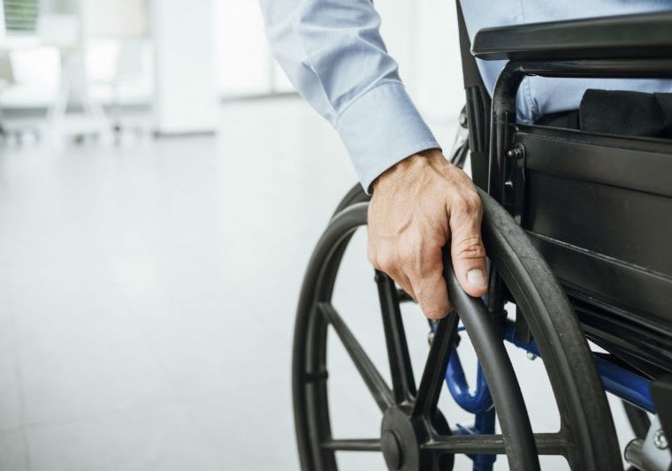 person in wheelchair